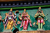 The great Chola temples of Tamil Nadu - The Sri Ranganatha Temple of Srirangam. The northern branch of the fourth courtyard.